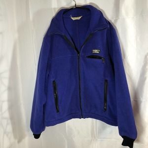 Vintage L.L. Bean Fleece Jacket Women's Medium Purple Full Zip